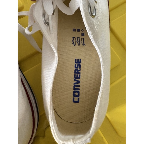 Converse Chuck Taylor All Star White Sneakers Women's Size 11.5 Low Top Lace Up - Picture 8 of 9
